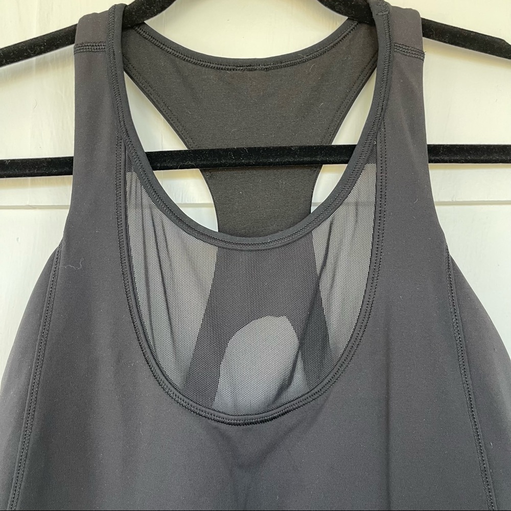 Lululemon Black Mesh With Me Racer Back Tank - Picture 5 of 12
